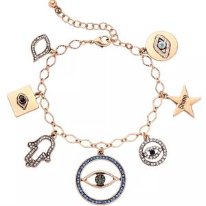 💎 gold charm bracelet